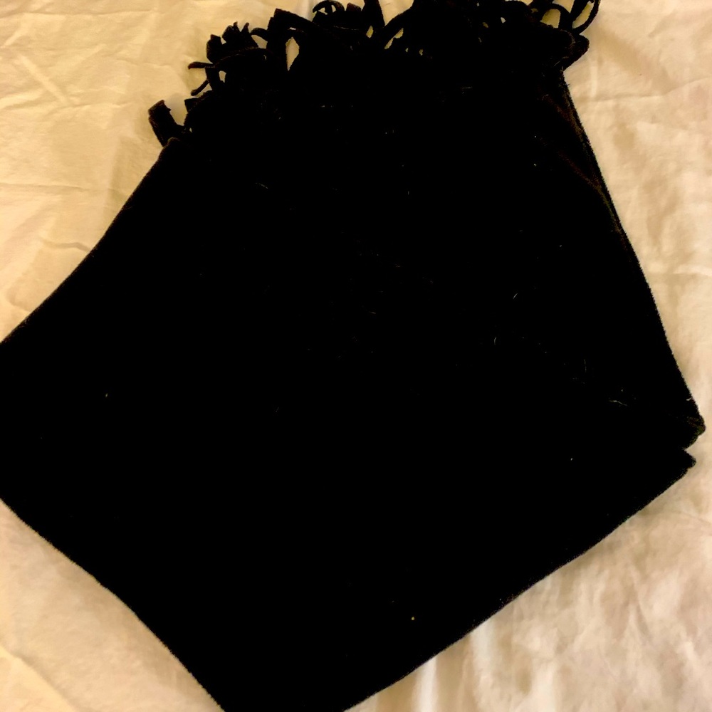 Black Fleece Scarf